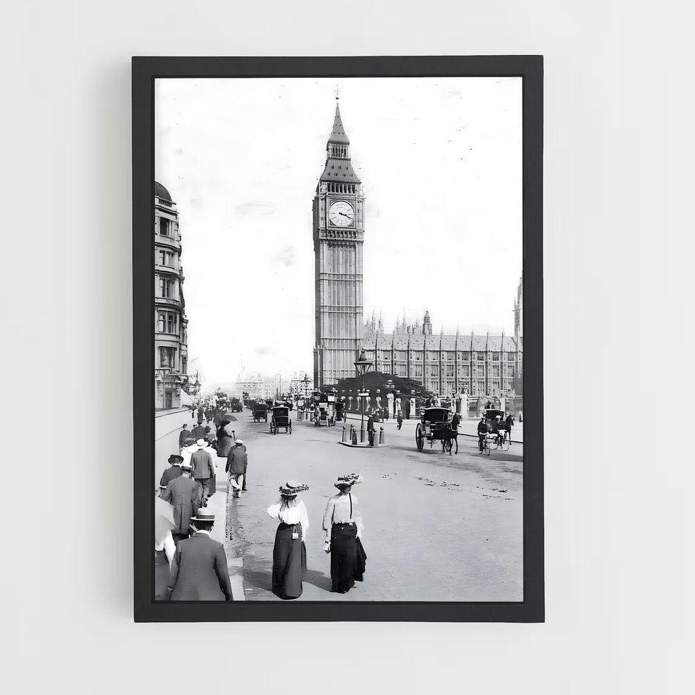 Poster Flânerie à Big Ben – affiche Jeux Olympiques (vue 2)